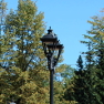 Owietlenie zewntrzne strefy IV lskiego Wesoego Miasteczka w Chorzowie - supy owietleniowe